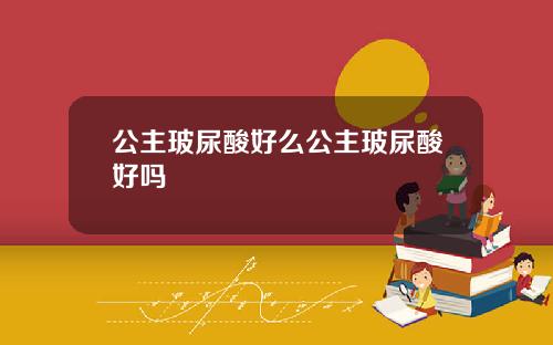 公主玻尿酸好么公主玻尿酸好吗