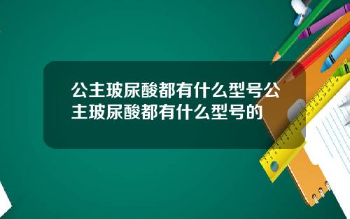 公主玻尿酸都有什么型号公主玻尿酸都有什么型号的