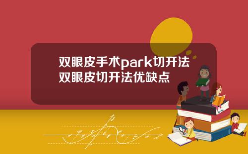 双眼皮手术park切开法双眼皮切开法优缺点