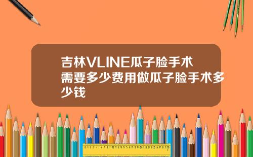 吉林VLINE瓜子脸手术需要多少费用做瓜子脸手术多少钱