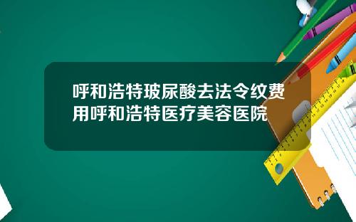 呼和浩特玻尿酸去法令纹费用呼和浩特医疗美容医院
