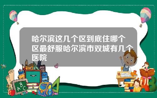 哈尔滨这几个区到底住哪个区最舒服哈尔滨市双城有几个医院