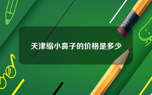 天津缩小鼻子的价格是多少