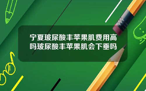宁夏玻尿酸丰苹果肌费用高吗玻尿酸丰苹果肌会下垂吗