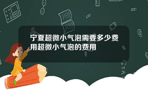 宁夏超微小气泡需要多少费用超微小气泡的费用