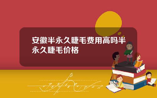安徽半永久睫毛费用高吗半永久睫毛价格