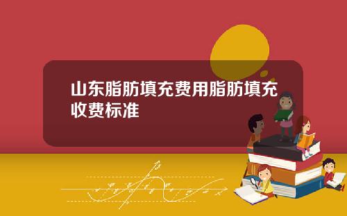 山东脂肪填充费用脂肪填充收费标准