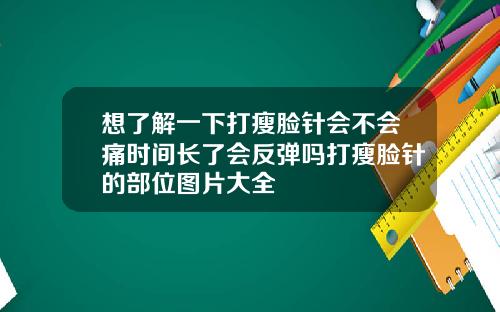 想了解一下打瘦脸针会不会痛时间长了会反弹吗打瘦脸针的部位图片大全