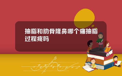 抽脂和肋骨隆鼻哪个痛抽脂过程疼吗