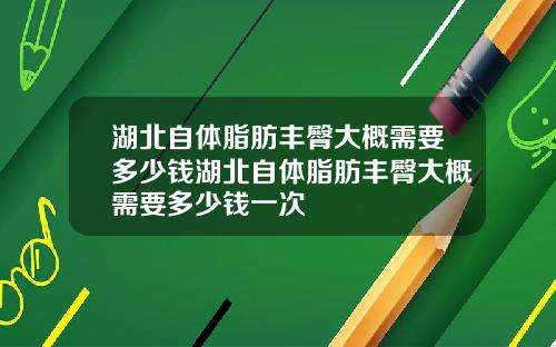 湖北自体脂肪丰臀大概需要多少钱湖北自体脂肪丰臀大概需要多少钱一次