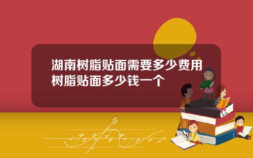 湖南树脂贴面需要多少费用树脂贴面多少钱一个