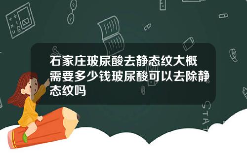 石家庄玻尿酸去静态纹大概需要多少钱玻尿酸可以去除静态纹吗