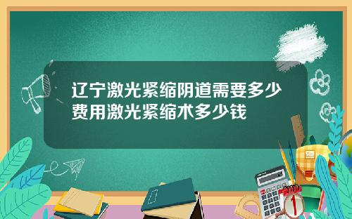 辽宁激光紧缩阴道需要多少费用激光紧缩术多少钱