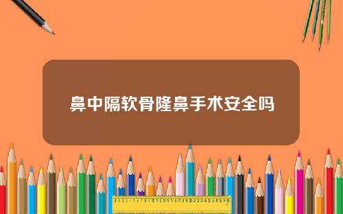 鼻中隔软骨隆鼻手术安全吗